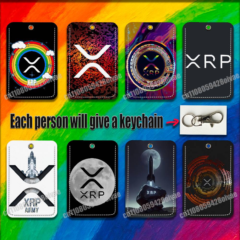 Leather Works - Xrp Ripple Krypto-Digitale Währung für Ausweishüllen,
