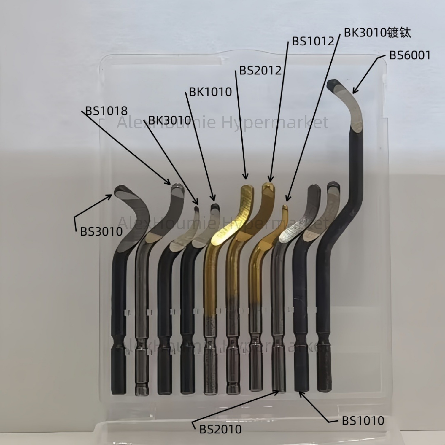 Swivel Knife Tool - 10 Stück Hochgeschwindigkeits-Schwenkklingen für Entgratungssystem BS1010