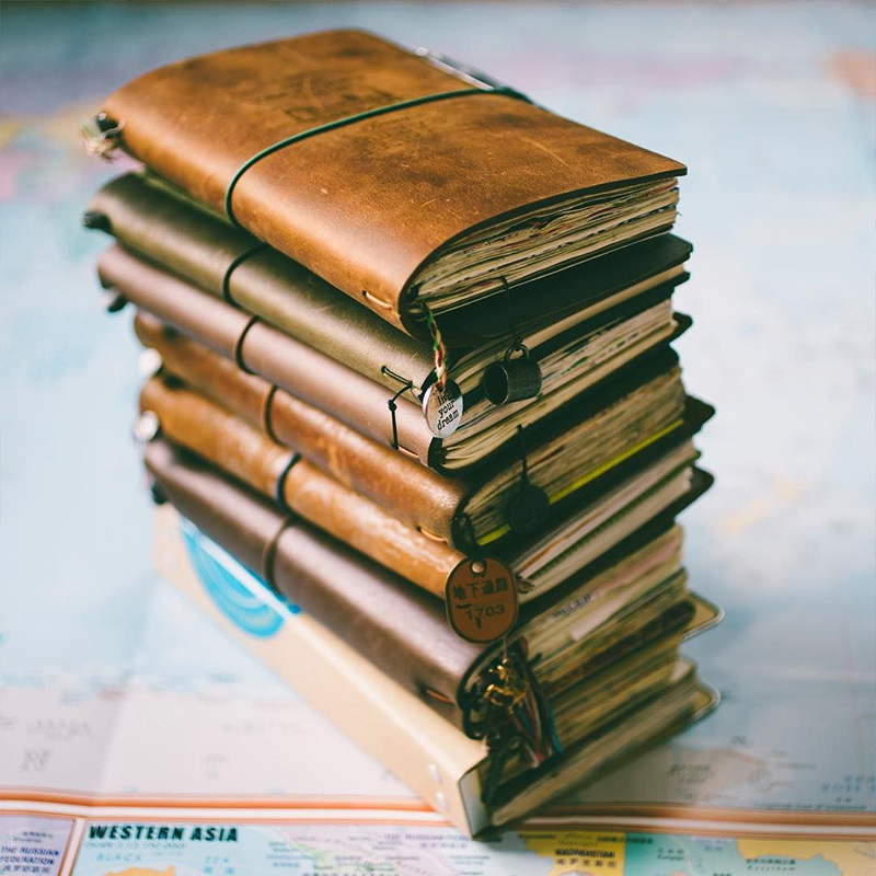 Leather Work Notepad - Defekte Retro Leder Abdeckung Notebook Tragbare