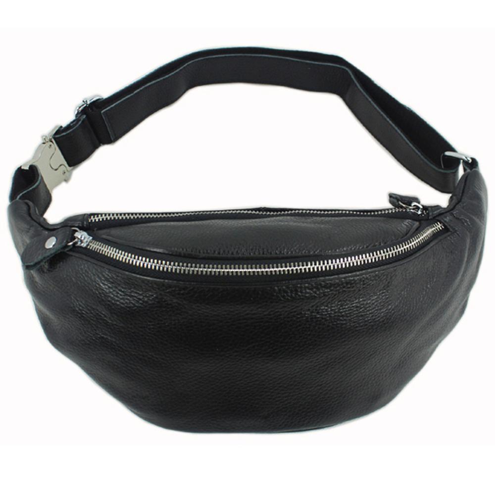 Leatherwork Belt - Modische Echtleder-Gürteltasche für Herren, Bauchtasche, Ledergürteltasche,