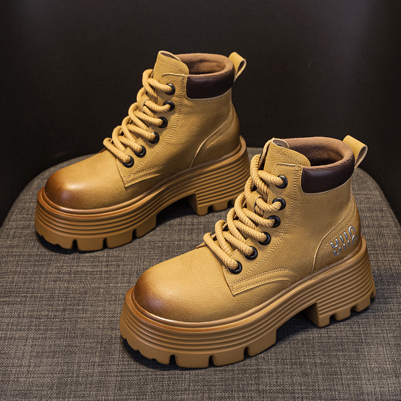 Leather Work Youtube - Kurze Stiefel für Damen 2025, neue