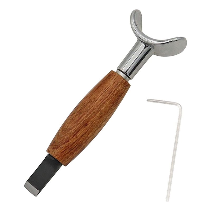 Swivel Knife Tool - 【ORNAMENT】Für künstlerische und praktische Lederarbeiten, drehbares