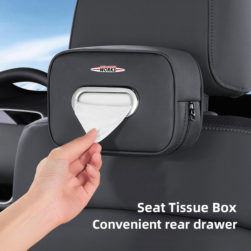 Leather Work For Car - Auto Tissue Lagerung Box Organizer Auto