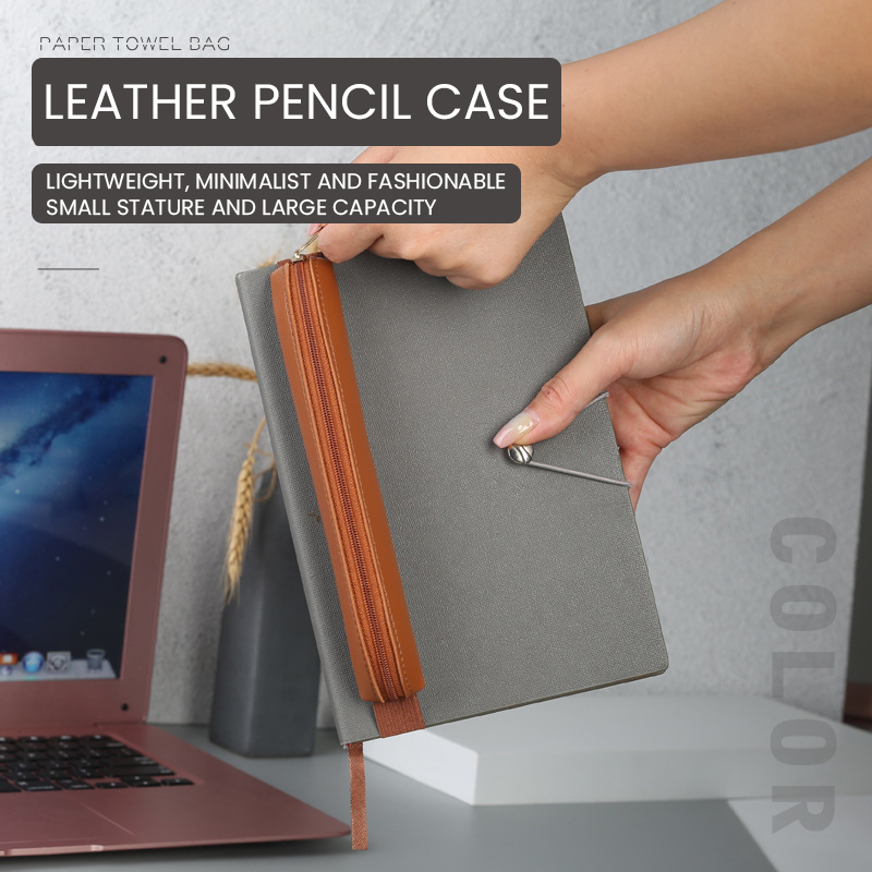 Pu Leder Stift halter Reiß ver – Leather Work Notepad Bewertung und Preis