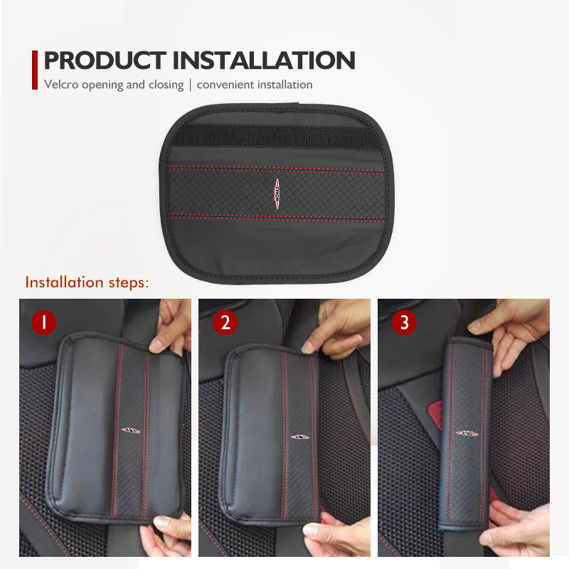 Leder-Autosicherheitsgurtpolst – Leather Work For Car Bewertung und Preis