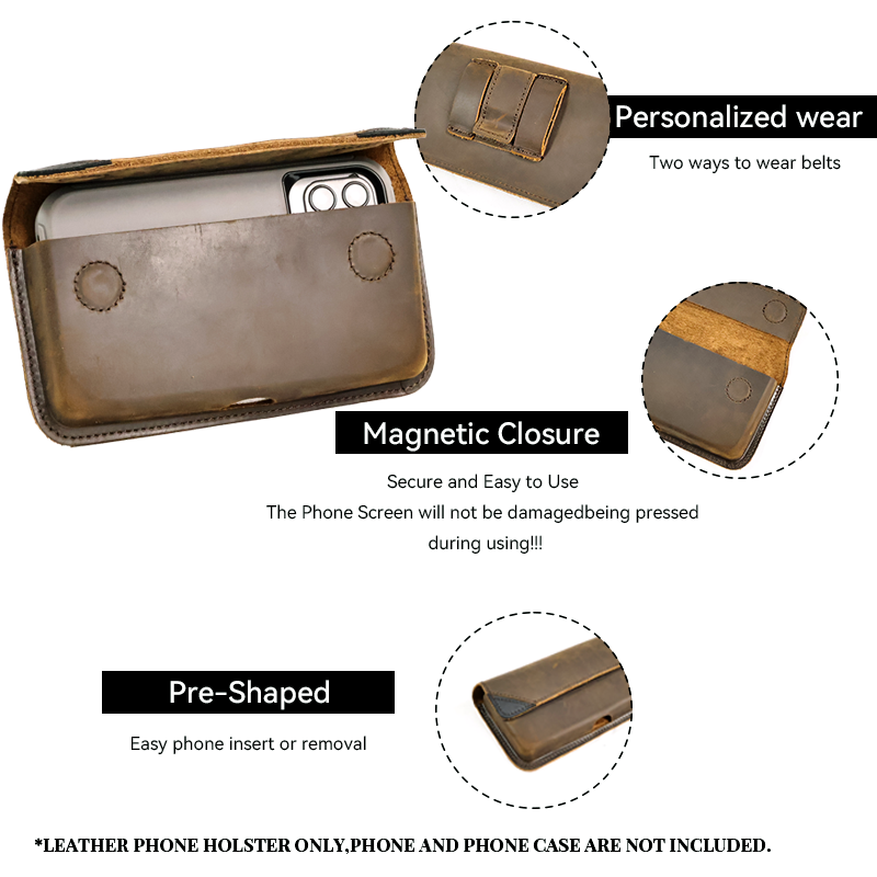 Echt leder Hüft tasche für Män – Leatherwork Belt Bewertung und Preis