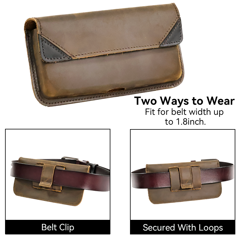 Echt leder Hüft tasche für Män – Leatherwork Belt Bewertung und Preis