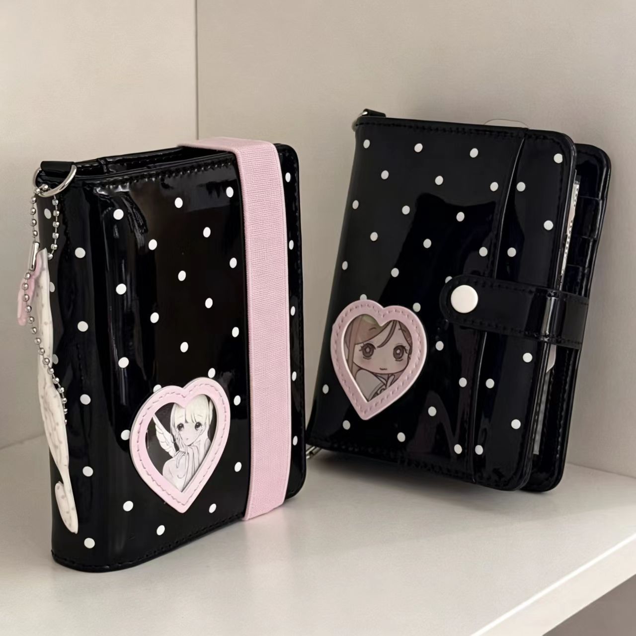 Koreanischer Stil Polka Dot He – Leather Work Notepad Bewertung und Preis