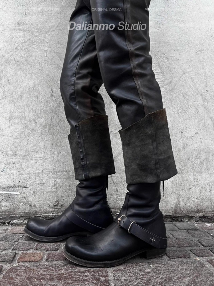 Schwarze coole kurze Stiefel f – Leather Work Youtube Bewertung und Preis