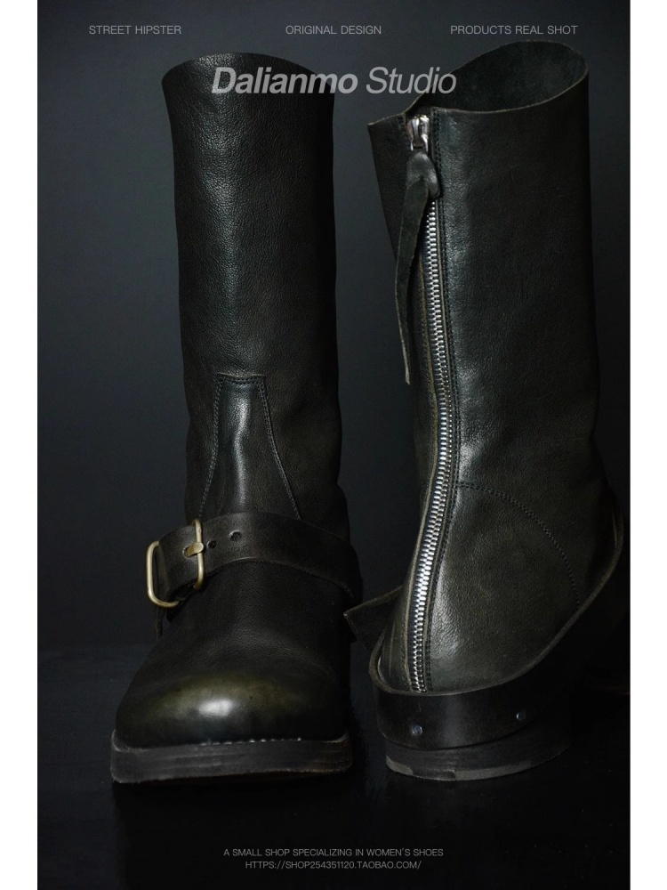 Schwarze coole kurze Stiefel f – Leather Work Youtube Bewertung und Preis
