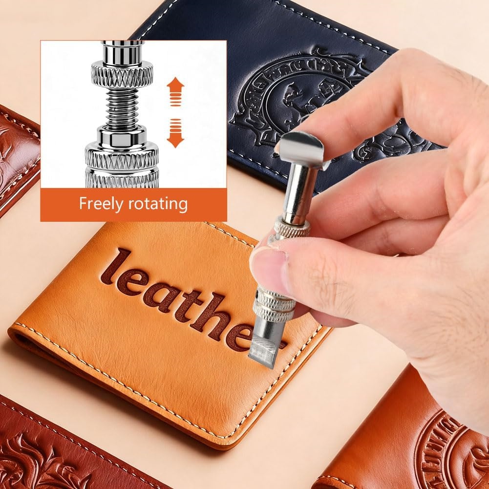 Leder-Drehmesser, verstellbar  – Swivel Knife Tool Bewertung und Preis
