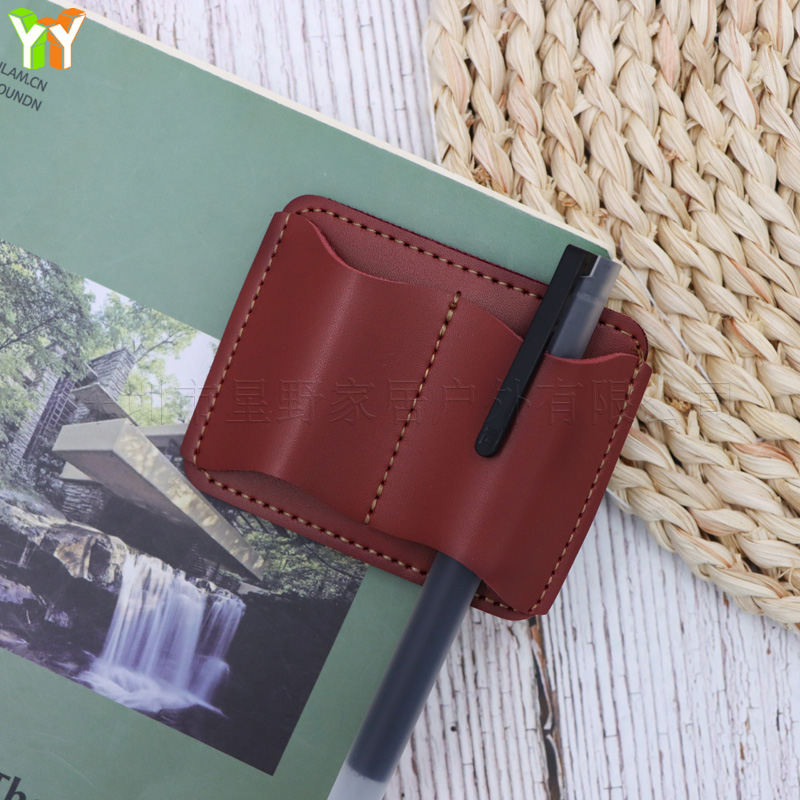 Tragbarer Stifthalter aus PU-L – Leather Work Notepad Bewertung und Preis