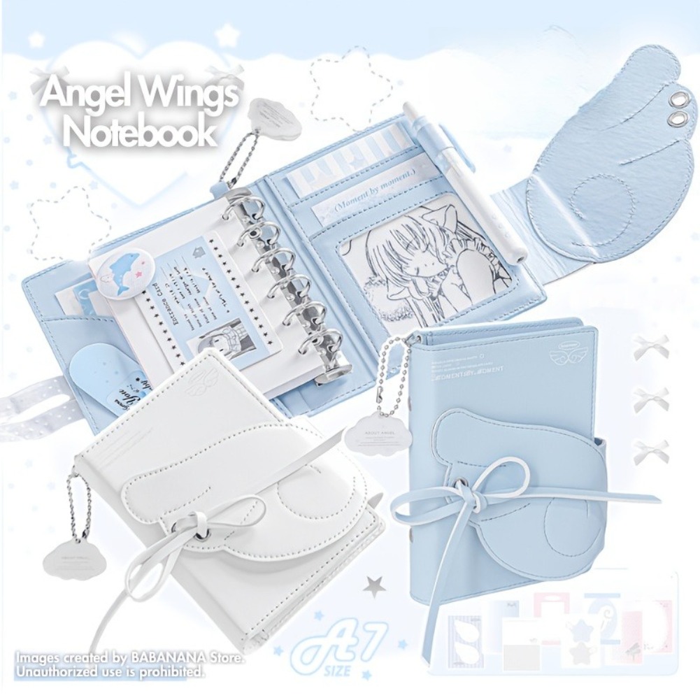 Kawaii Engelsflügel Notizbuch  – Leather Work Notepad Bewertung und Preis