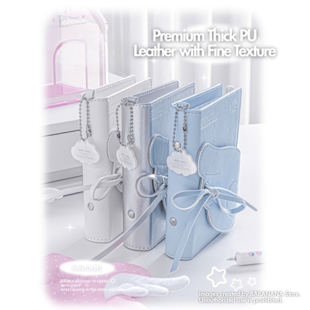 Kawaii Engelsflügel Notizbuch  – Leather Work Notepad Bewertung und Preis